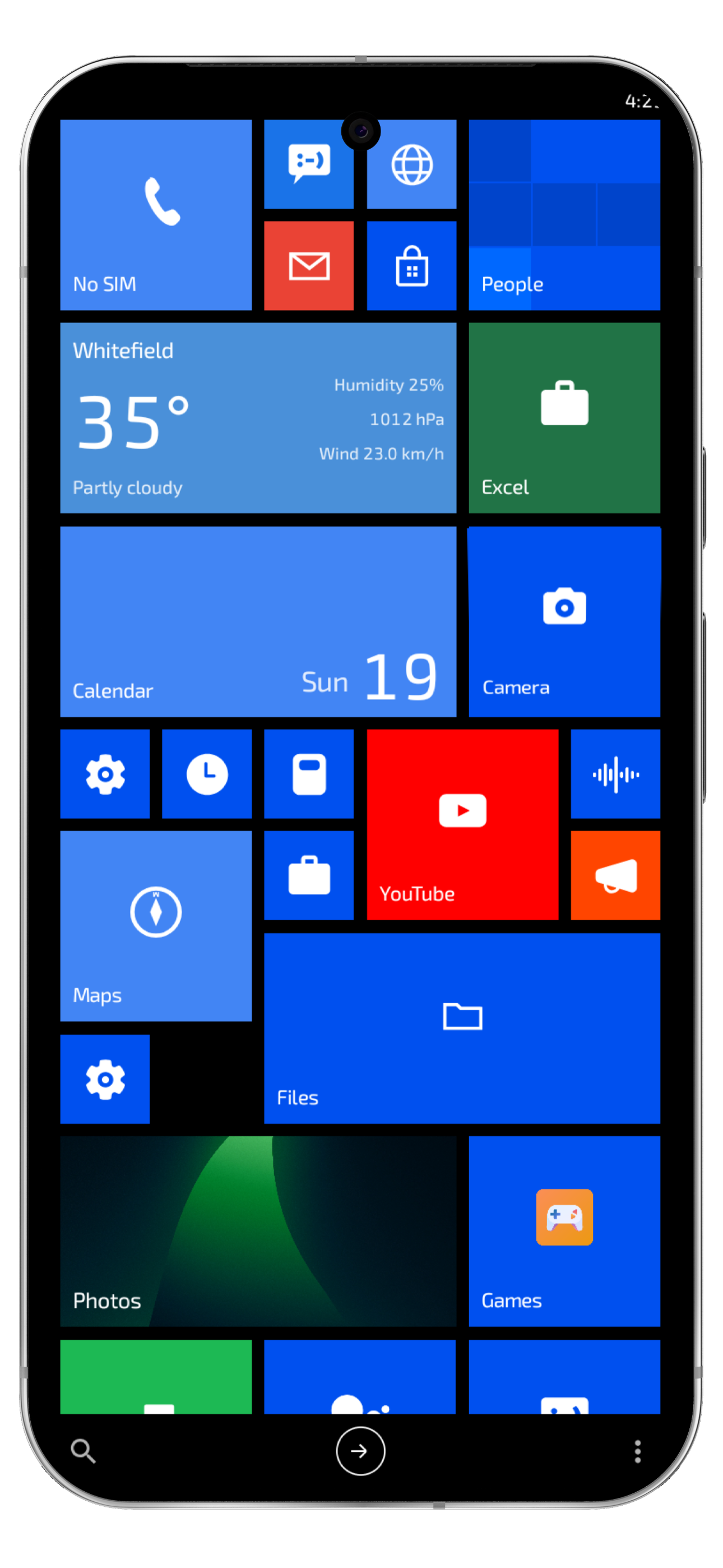 Lumia Launcher preview