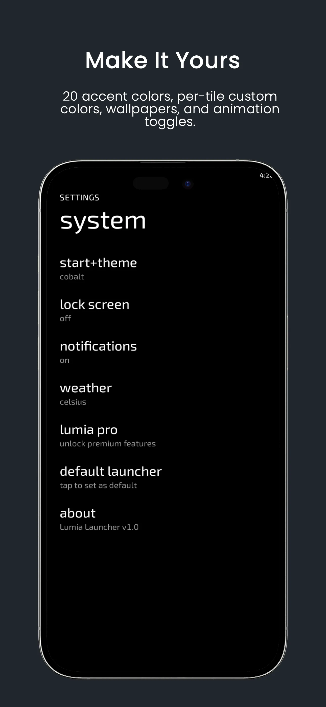 Metro Launcher screenshot