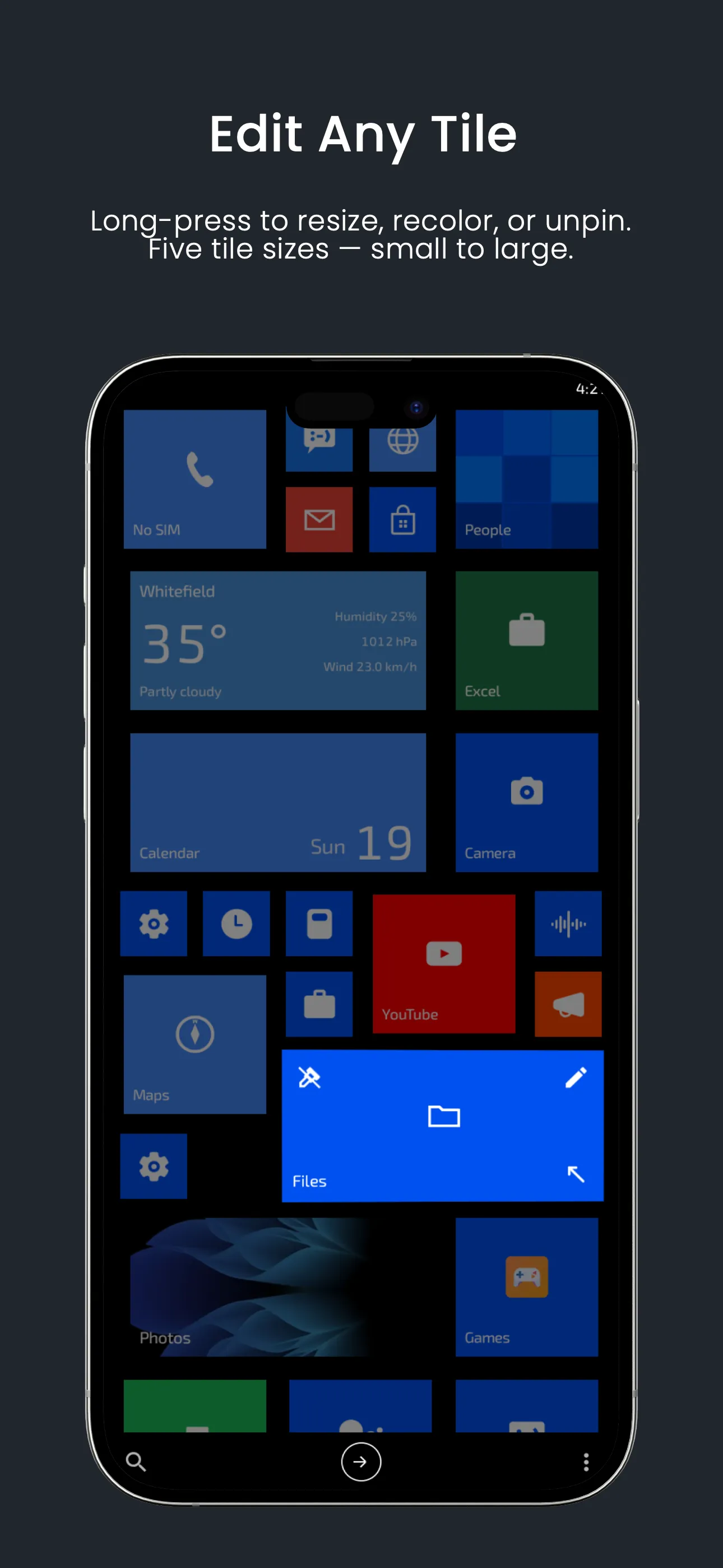 Metro Launcher screenshot