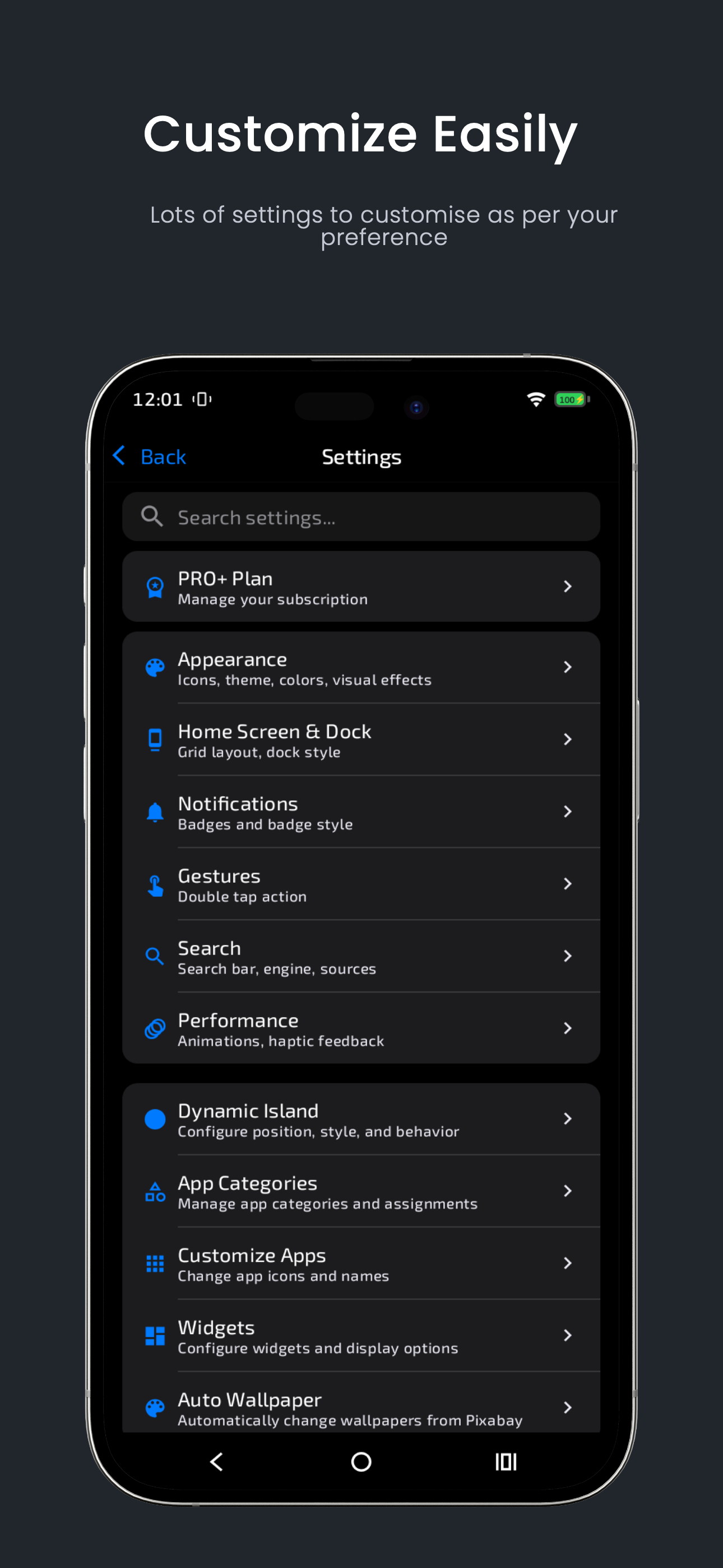 OS 26 Launcher screenshot